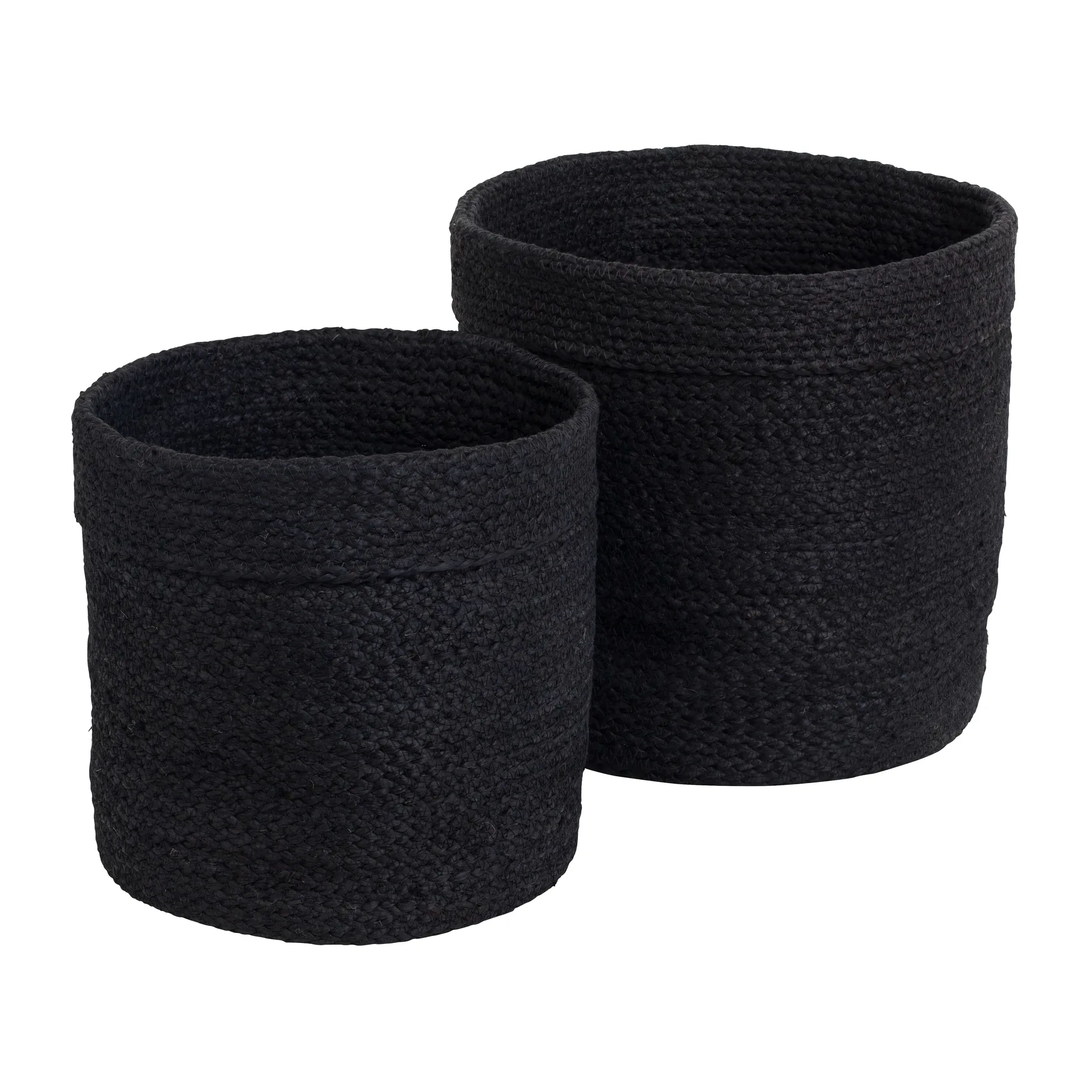 Cesta de almacenaje Elin 2 unidades, Negro Dixie