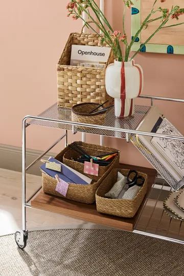 Cesta de pared Lily, conjunto de 2 piezas - Natural - Dixie