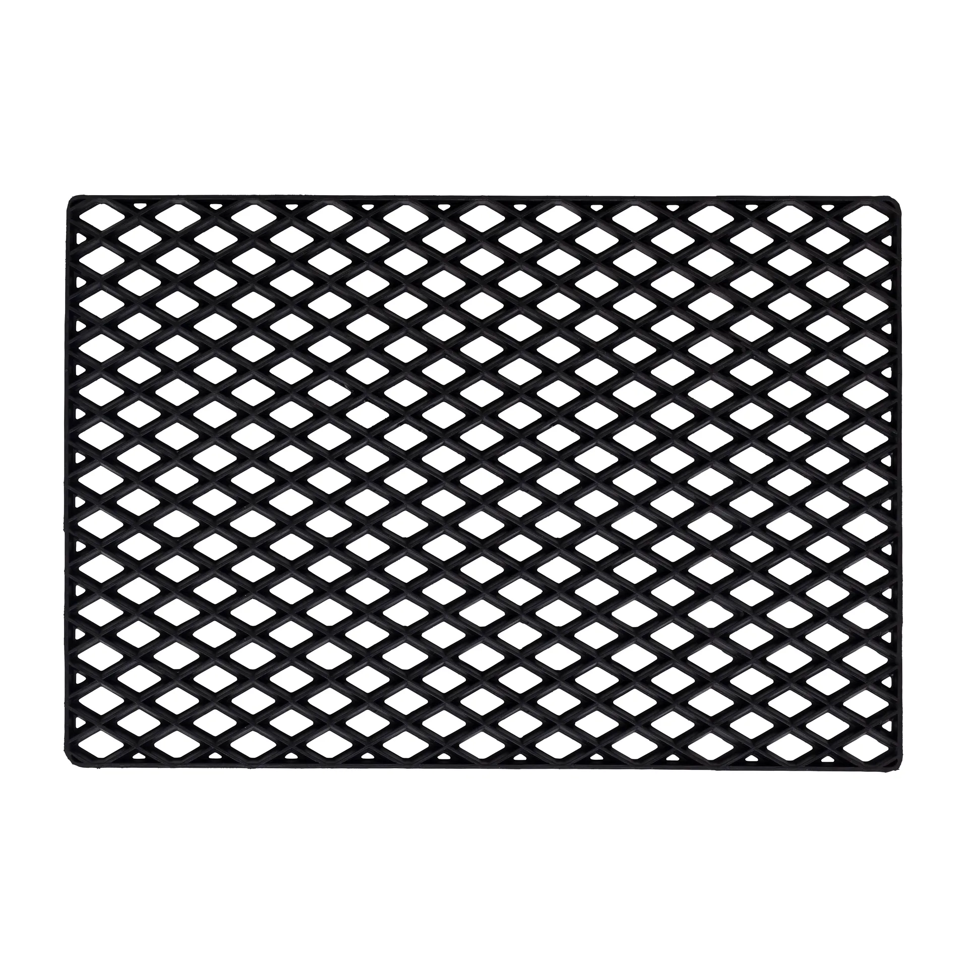 Felpudo Black grid, 45x75 cm Dixie