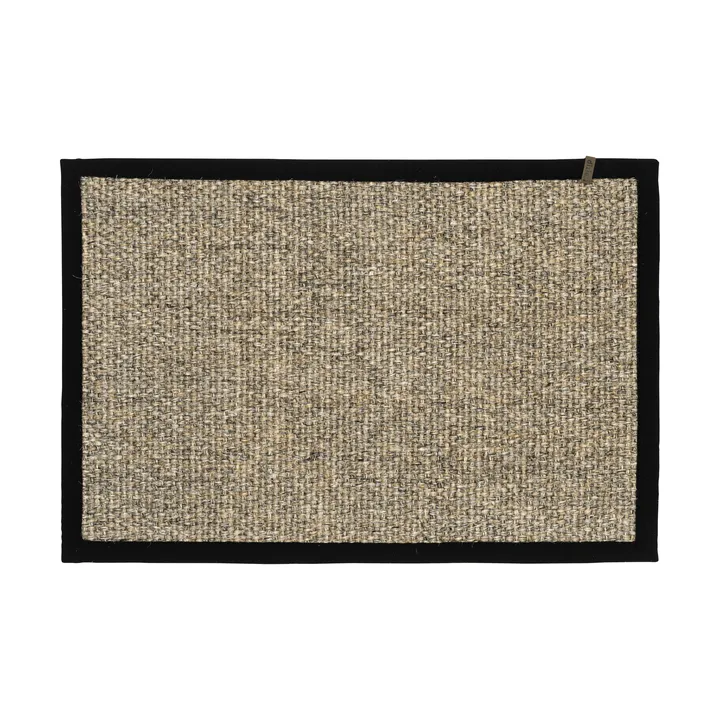 Felpudo con borde Wilma - Natural, 60x90 cm - Dixie
