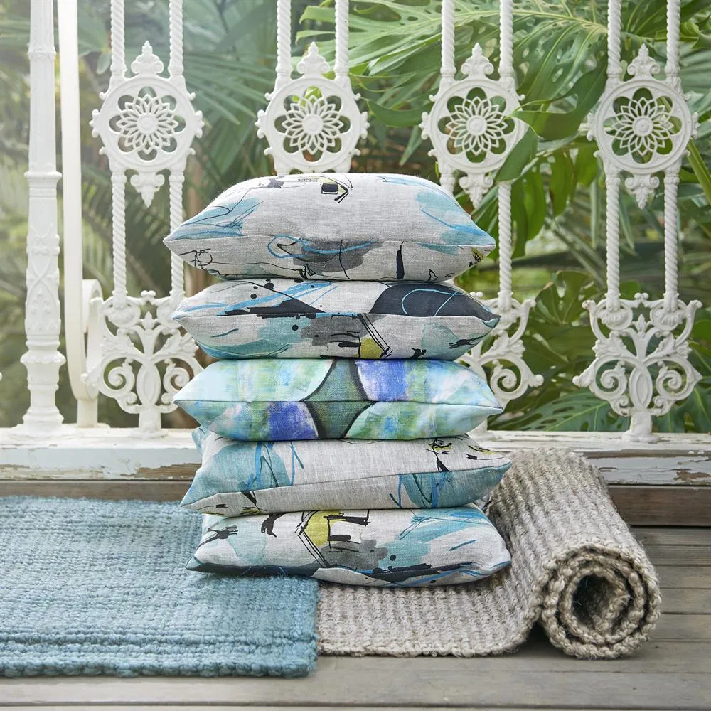 Felpudo de yute ocean, 90 x 60 cm Dixie