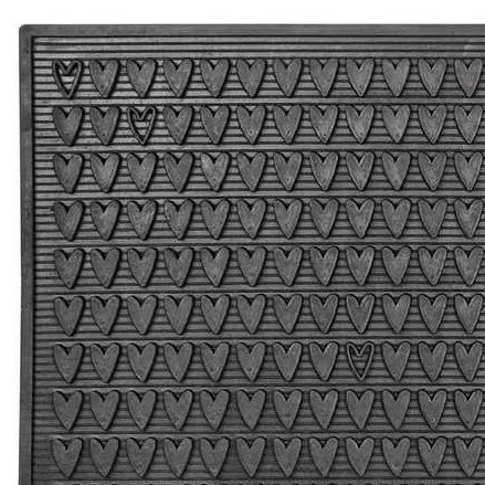 Felpudo Hjärtligt, 75 x 45 cm Dixie