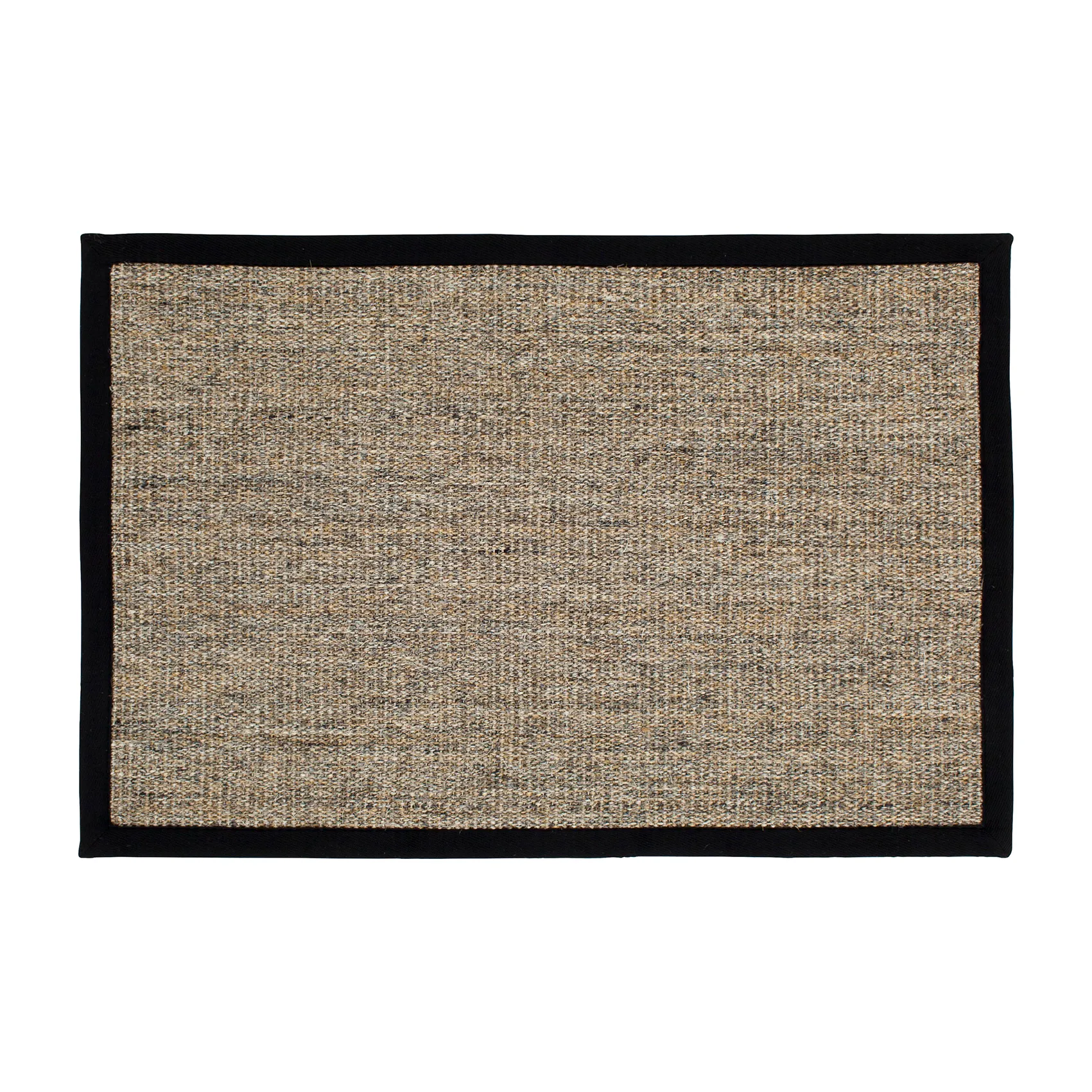 Felpudo Jenny Sisal natural-negro, 60x90 cm Dixie