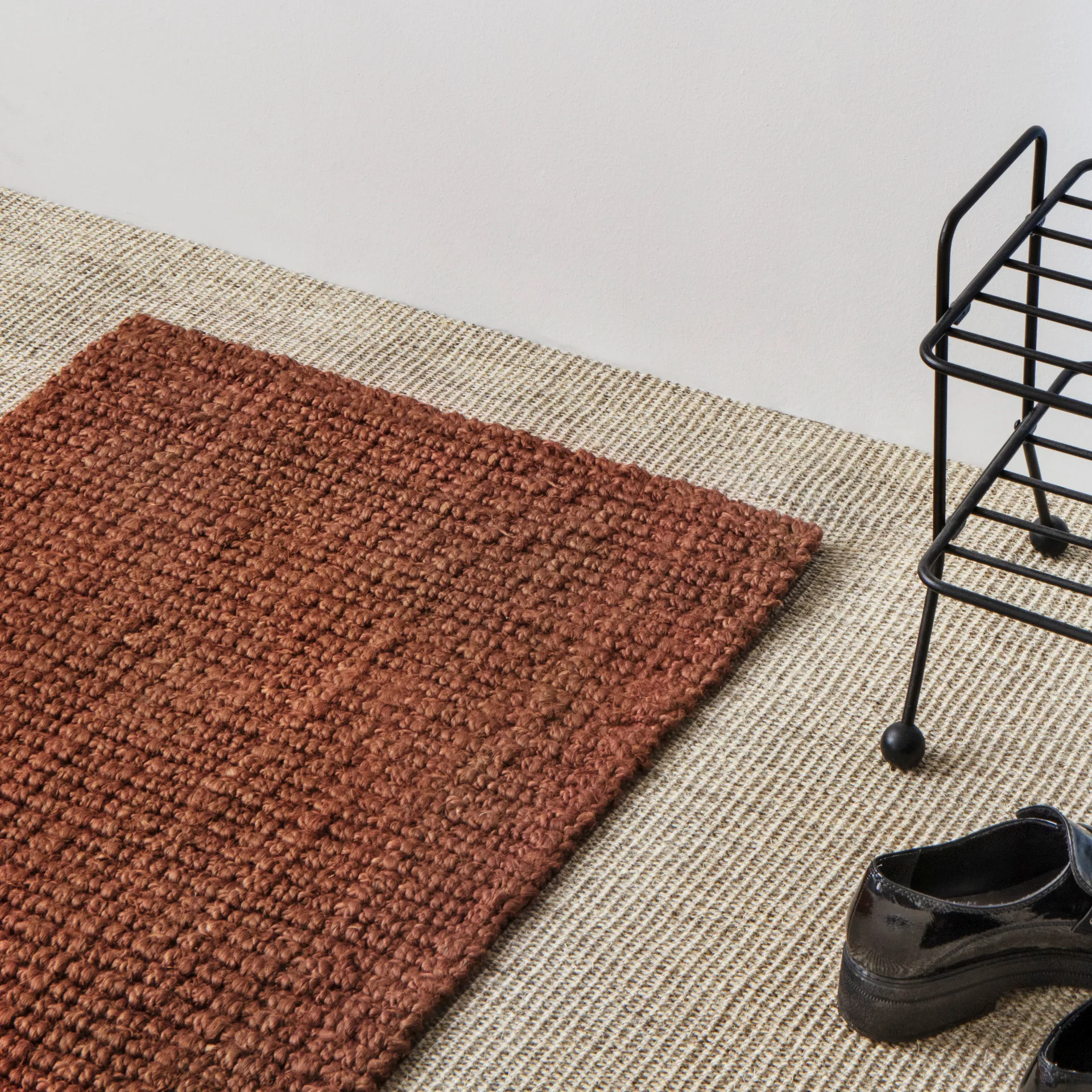 Felpudo Jute rusty red, 60x90 cm Dixie