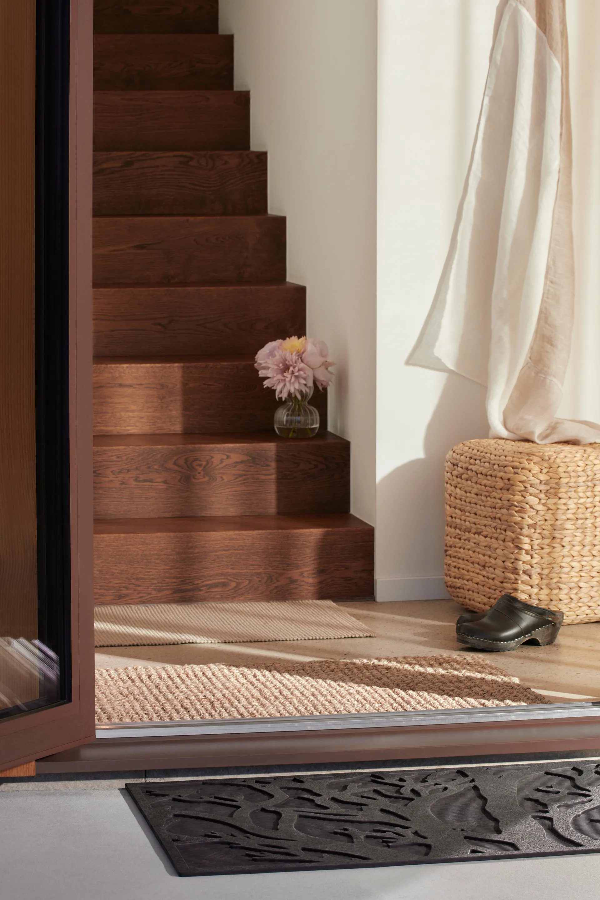 Fiona Alfombra de yute gris, 45x75 cm Dixie