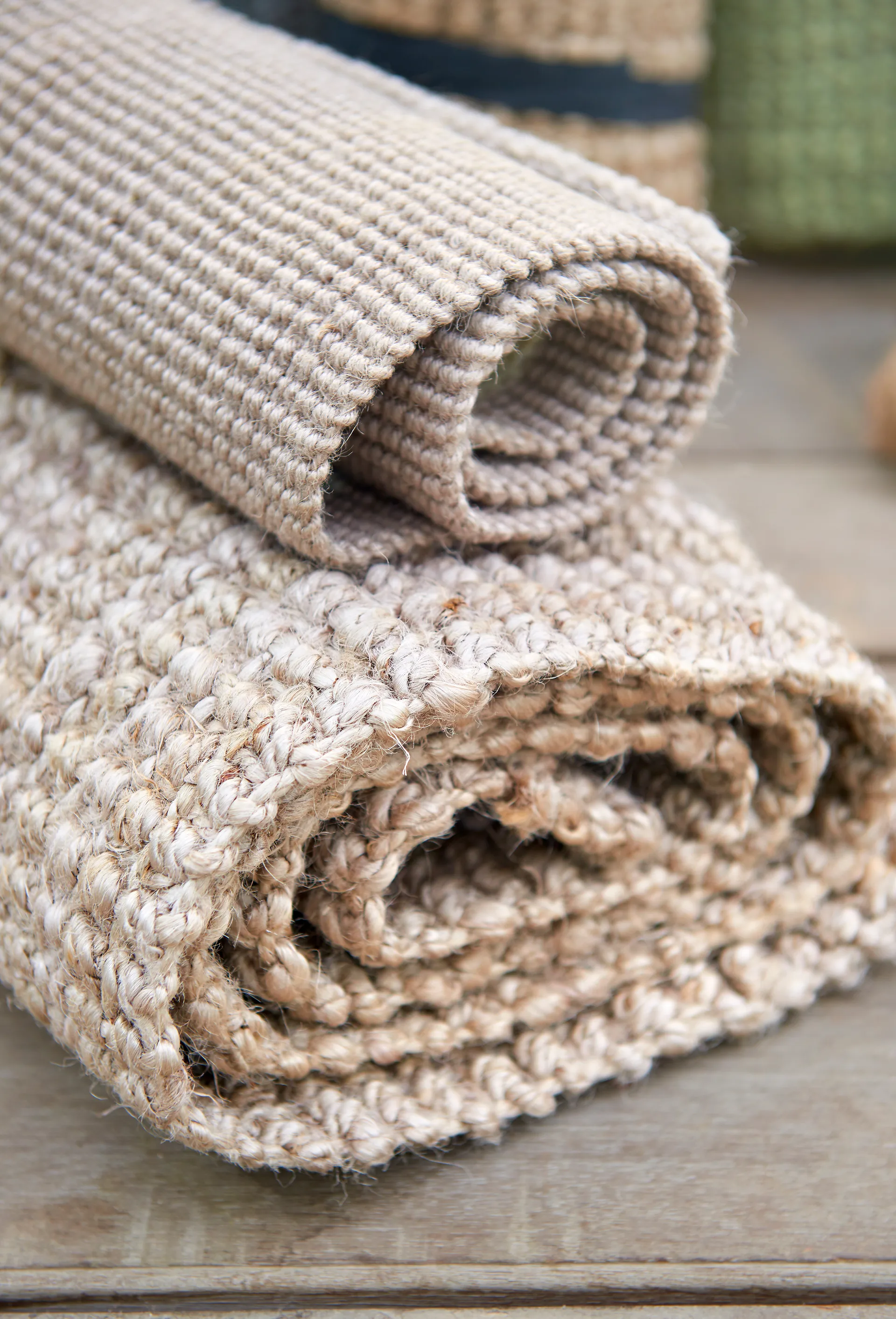 Fiona Alfombra de yute gris, 60 x 90 cm Dixie