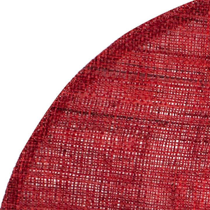 Mantel individual de lino Dixie, redondo - Dark red - Dixie