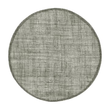 Mantel individual de lino Dixie, redondo - gris oscuro - Dixie
