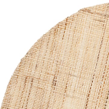 Mantel individual de lino Dixie, redondo - Natural - Dixie
