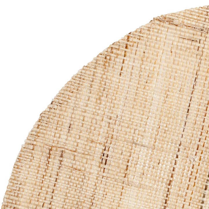 Mantel individual de lino Dixie, redondo, Natural Dixie