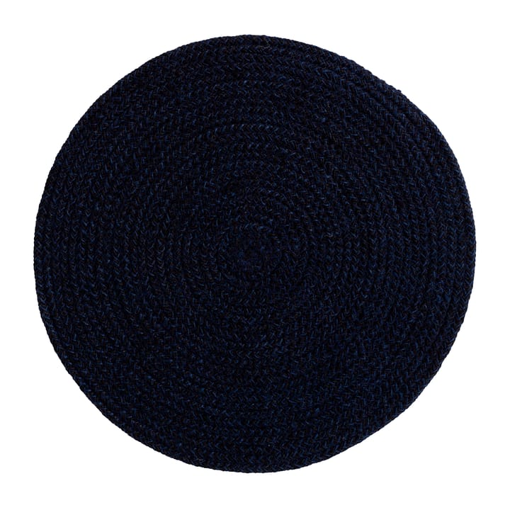 Mantel individual Ella Ø38 cm - azul-negro - Dixie