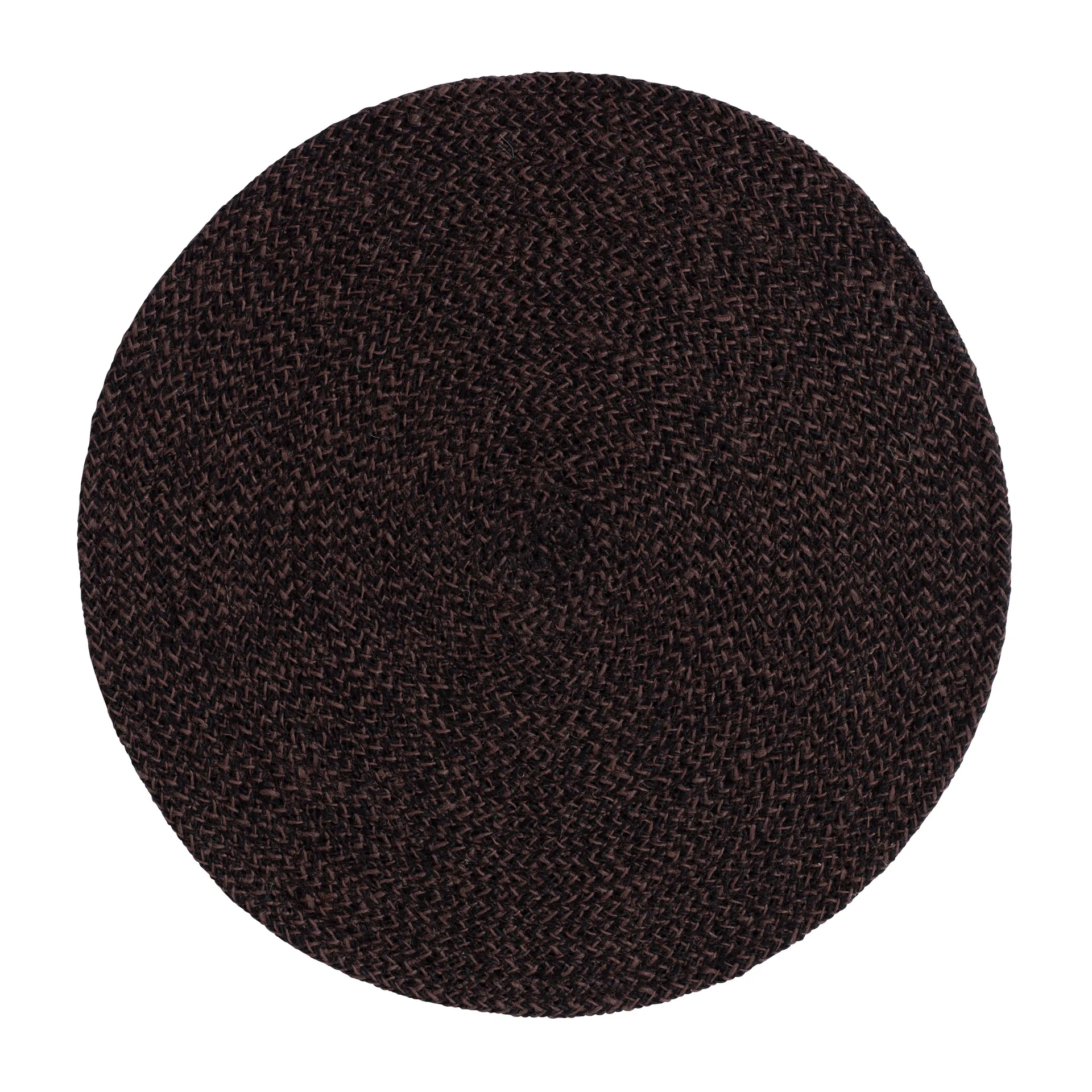 Mantel individual Ella Ø38 cm, marrón-negro Dixie