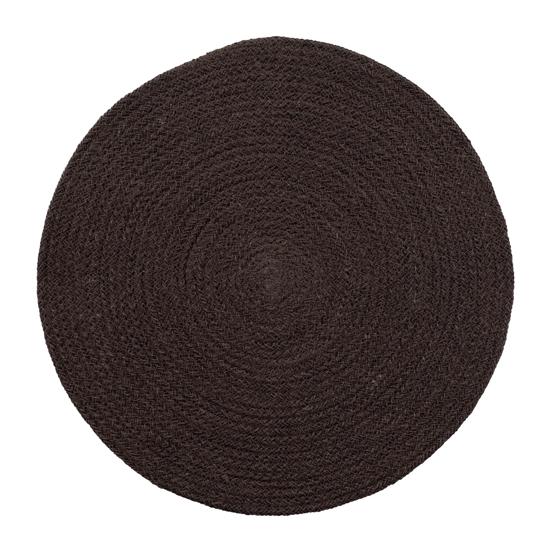 Mantel individual Ella Ø38 cm, negro-marrón Dixie