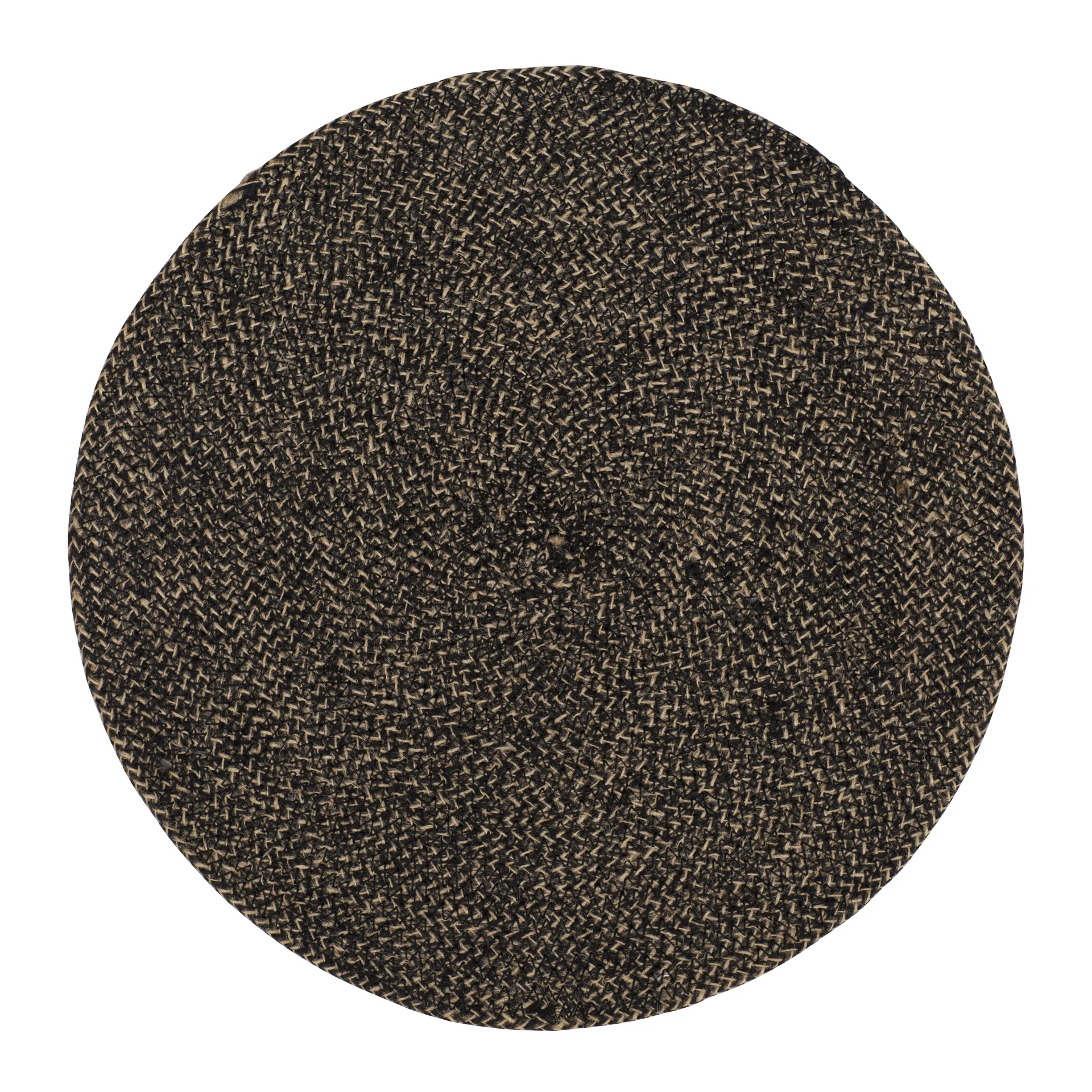 Mantel individual Ella Ø38 cm, negro Dixie