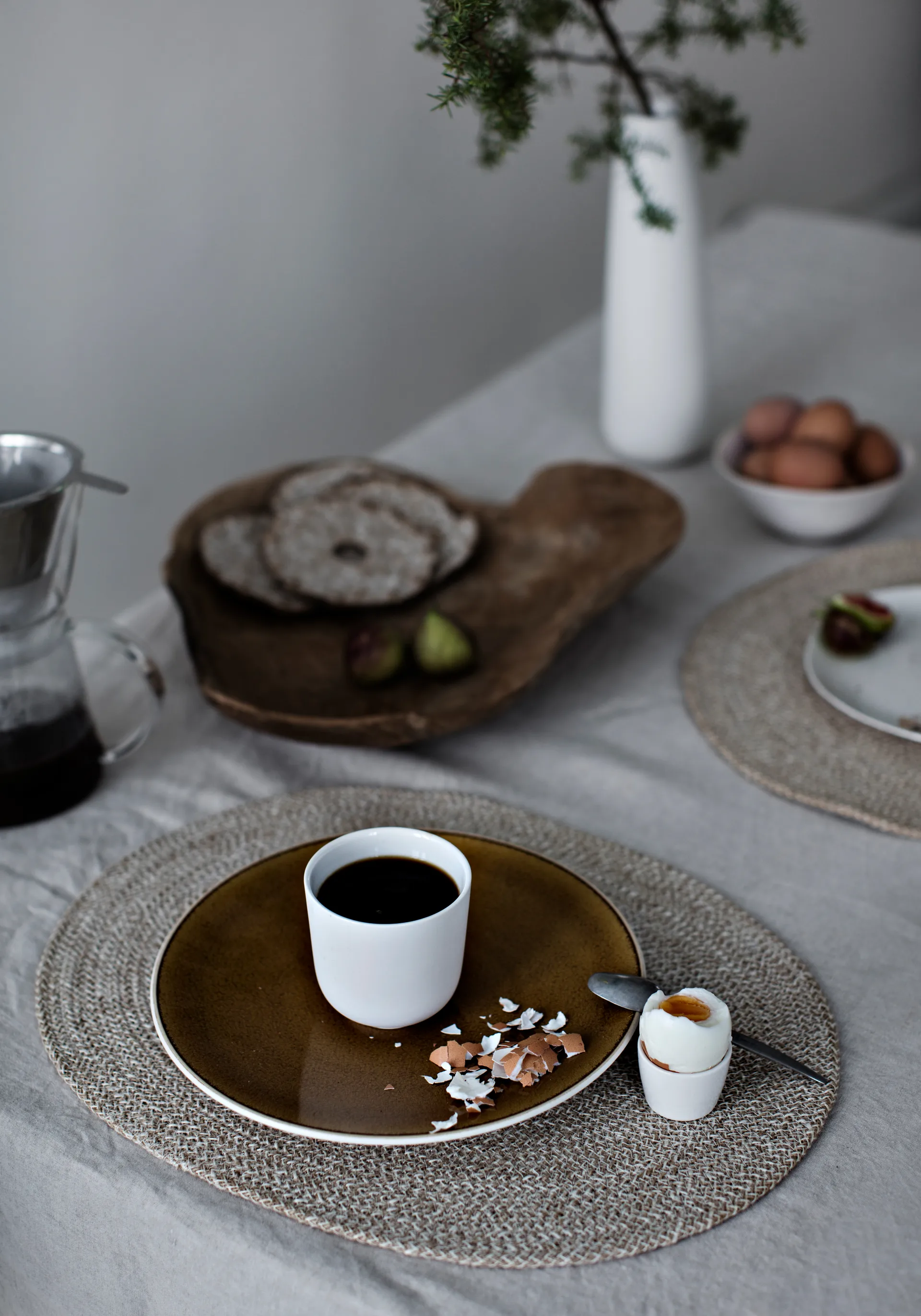 Mantel individual ovalado Ella, Beige Dixie