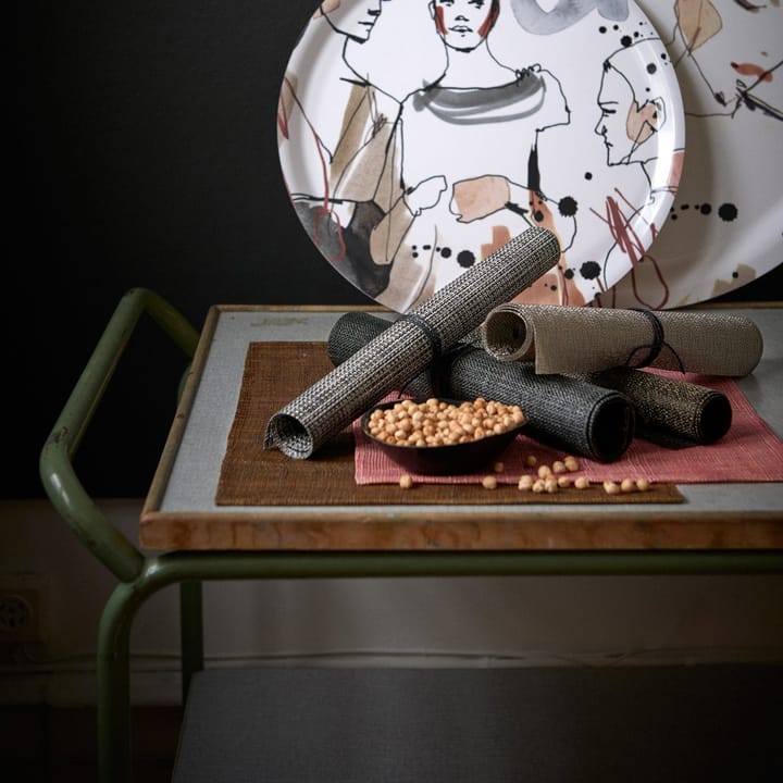 Mantel individual Sixten, gris antracita Dixie