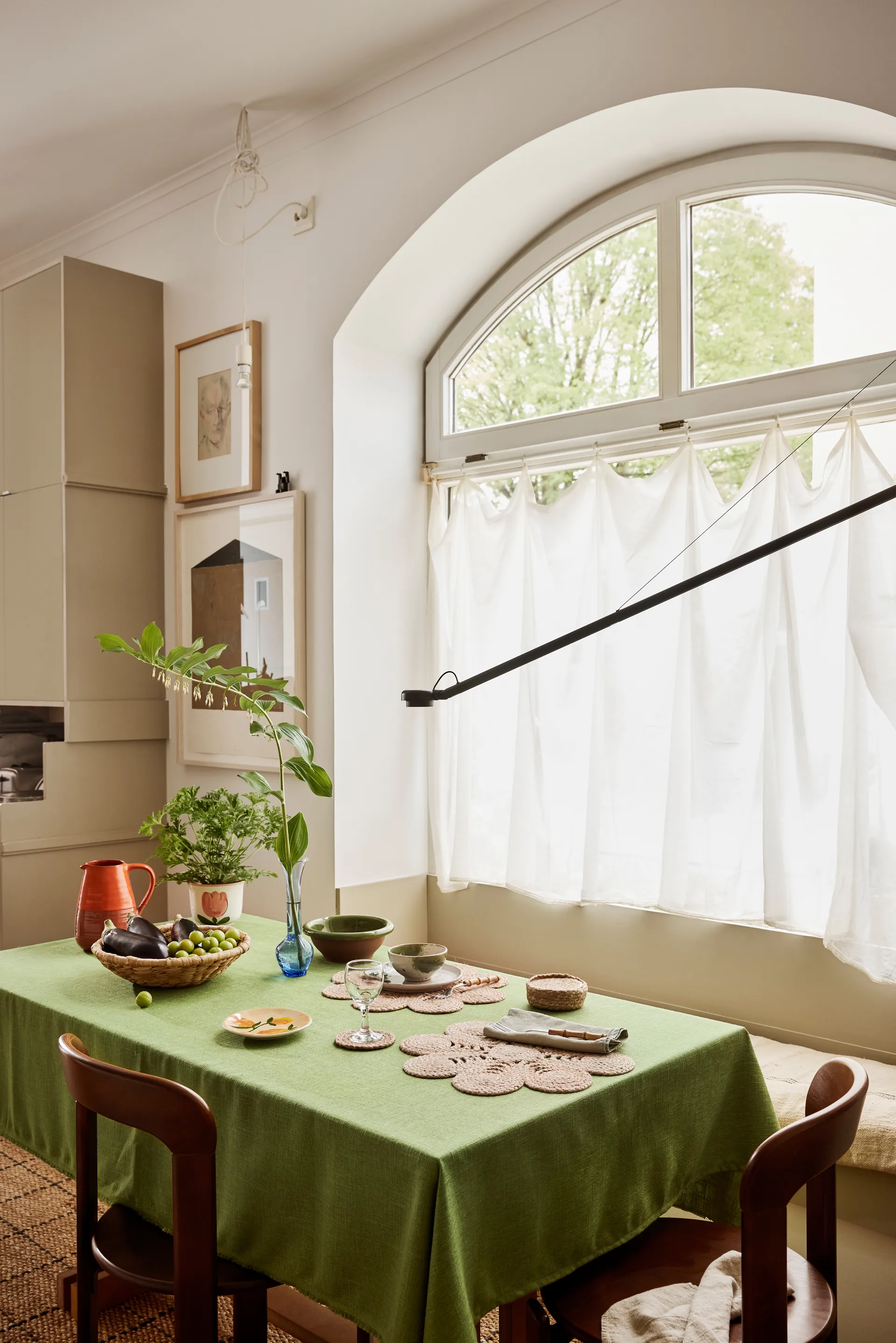 Posavasos Elin Ø10,5 cm 6 unidades, Crudo Dixie