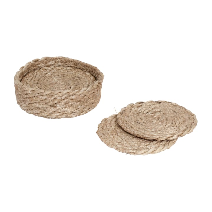 Posavasos Elin Ø10,5 cm 6 unidades - Gris amarronado - Dixie