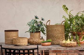 Set de 2 cesta con asas Lily - Natural - Dixie