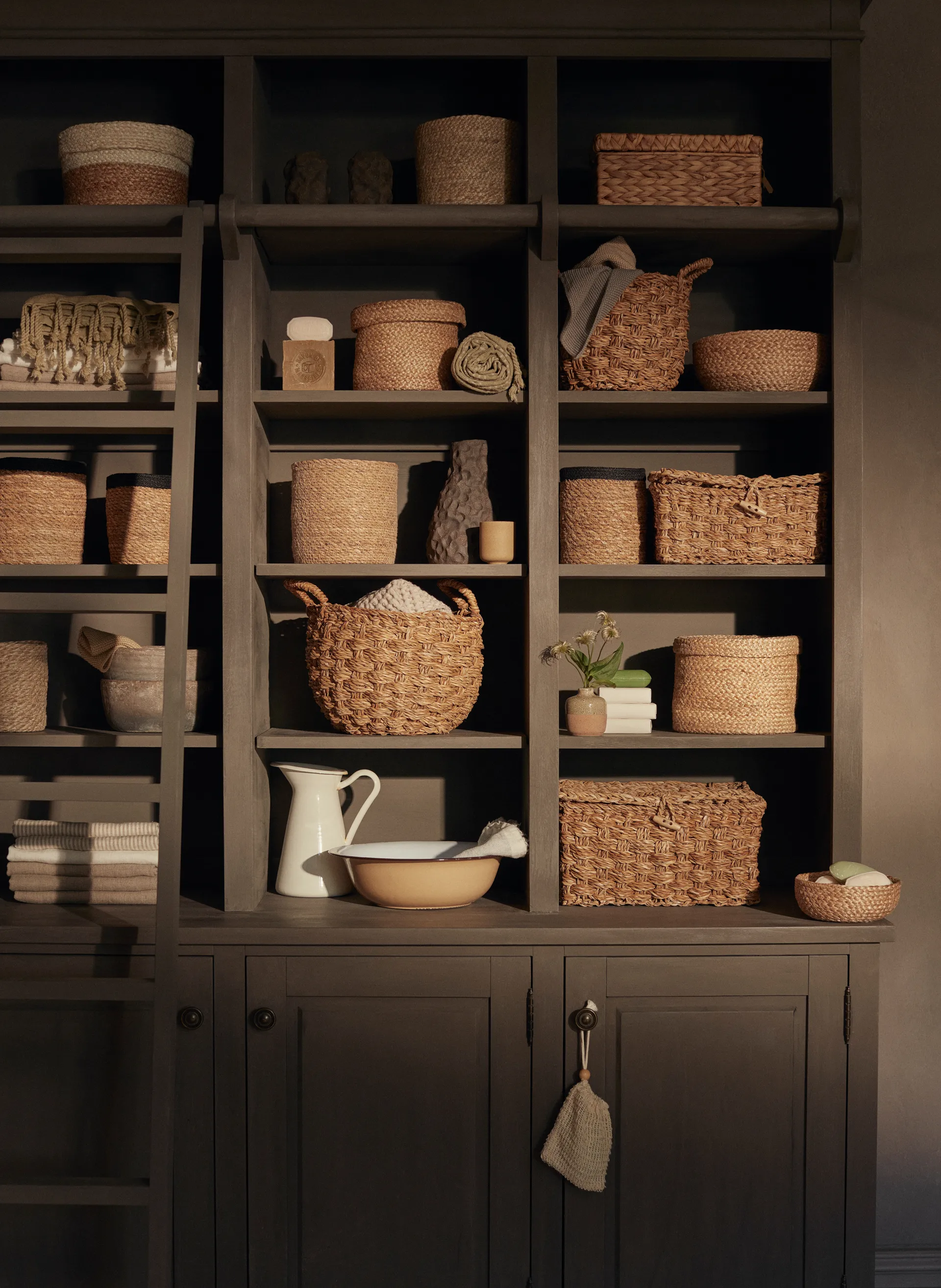 Set de 2 cestas Esther, natural Dixie