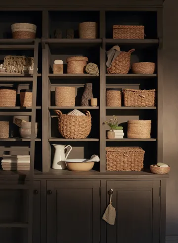 Set de 2 cestas Esther - natural - Dixie