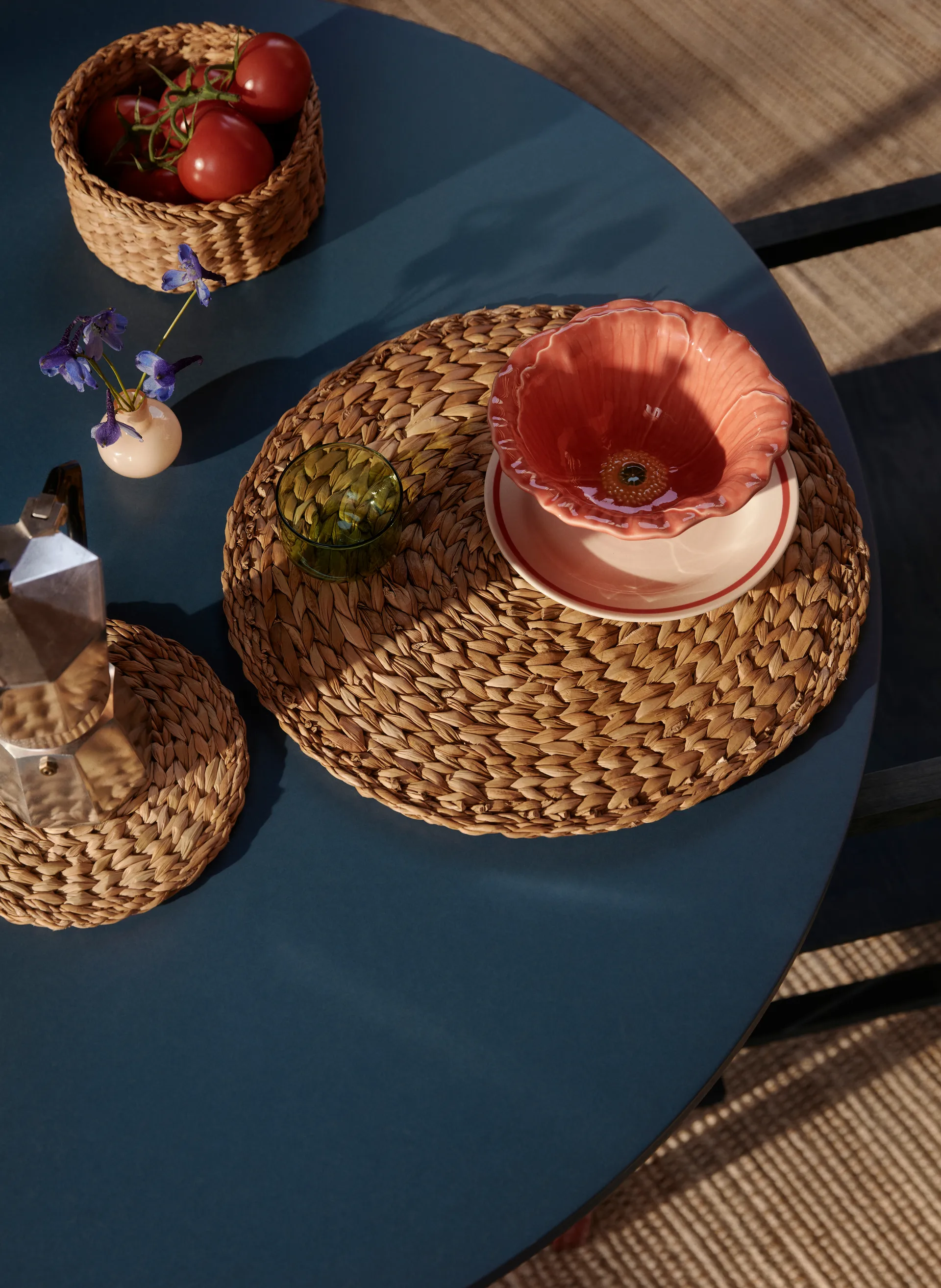 Set de 2 salvamanteles Esther, Natural Dixie