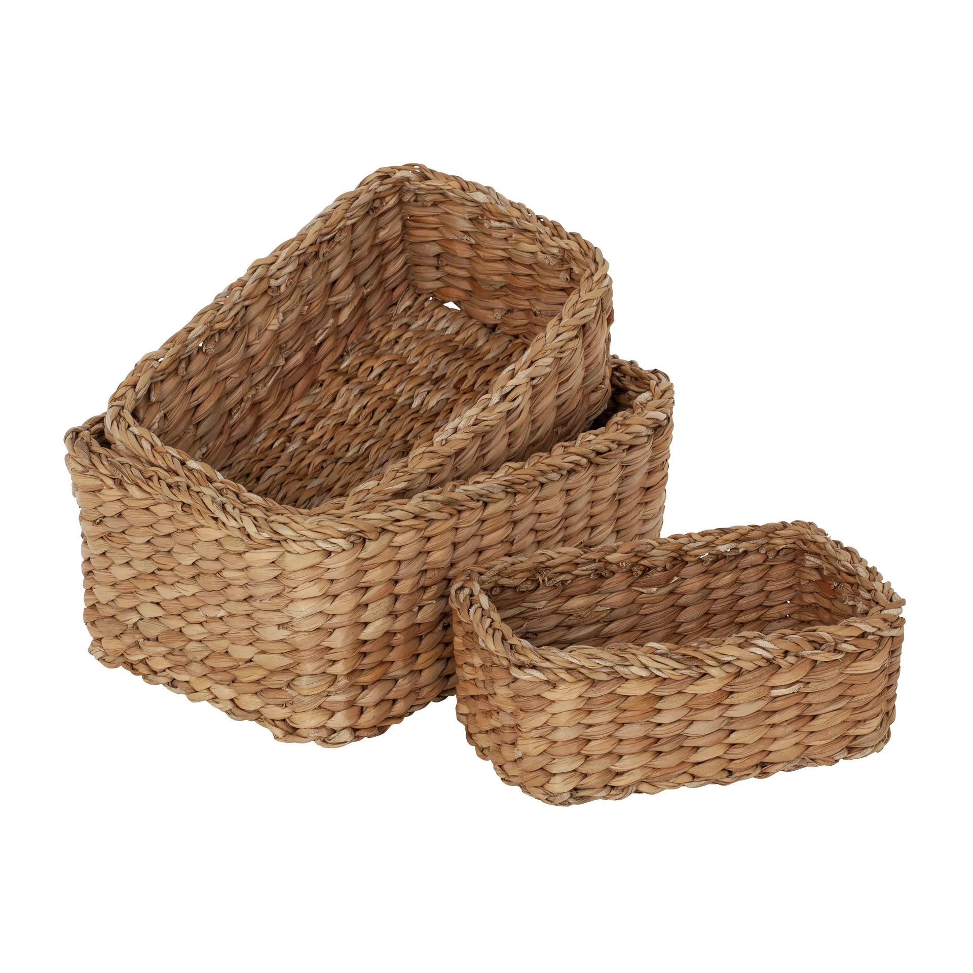 Set de 3 cajas Esther, Natural Dixie