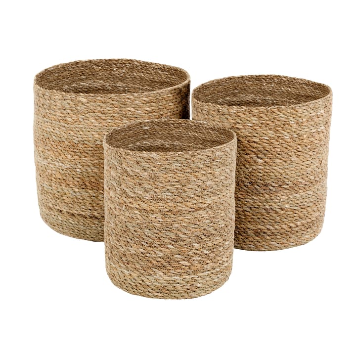 Set de 3 cestas Emil small - natural - Dixie