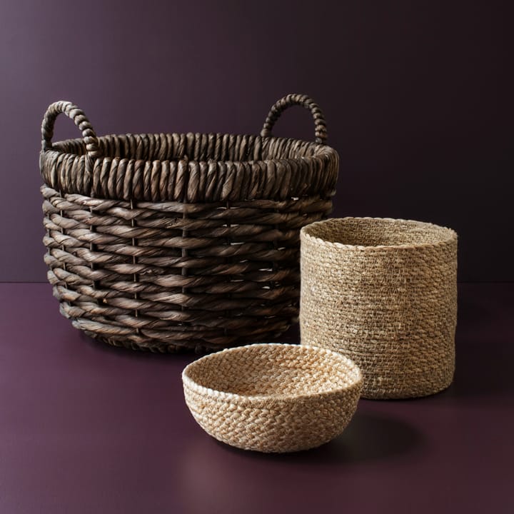 Set de 3 cestas Emil small, natural Dixie