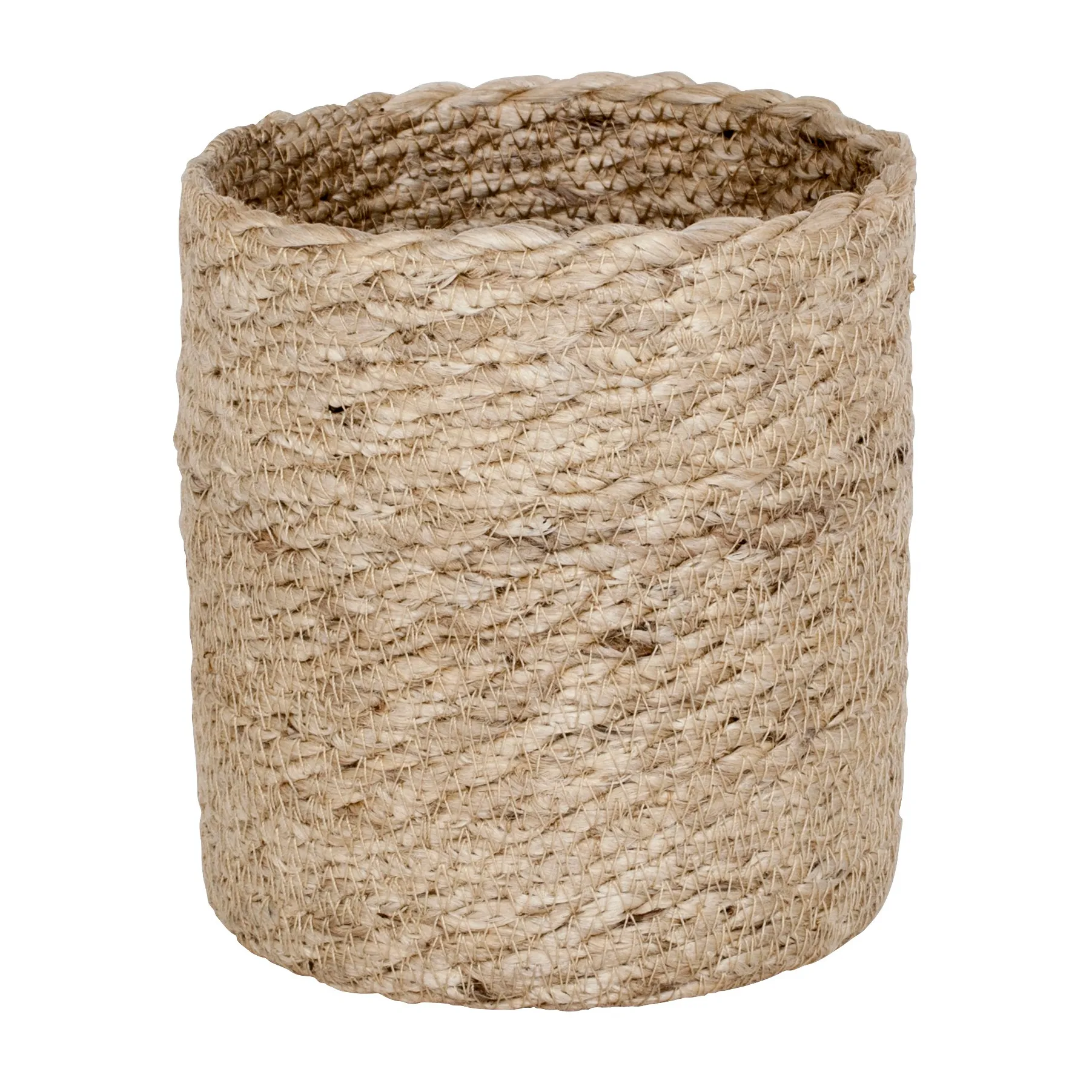 Set de 3 cestas Twisted small, Natural-gris Dixie