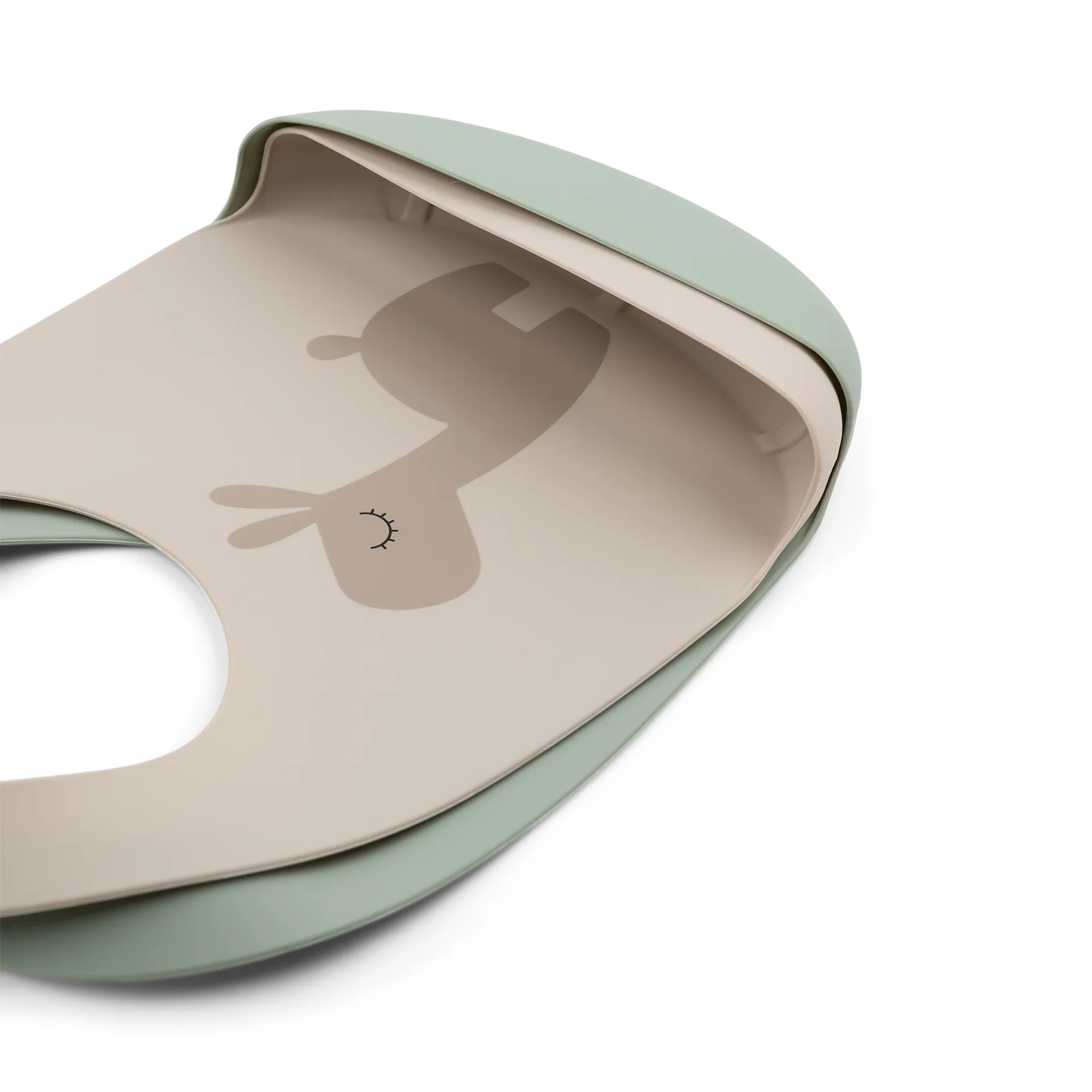 Baberos Lalee 2-pack, Sand-green Done by deer