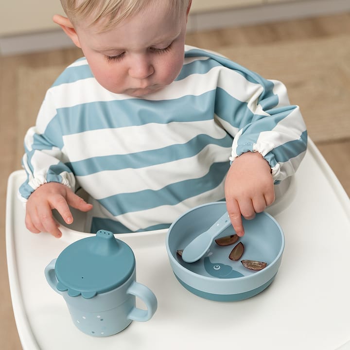 Juego de cubiertos Happy Dots foodie 3 piezas, Blue Done by deer