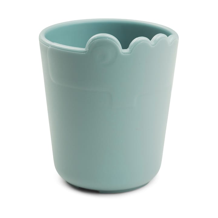 Minivasos Croco kiddish 10 cl, 2-pack, Blue Done by deer