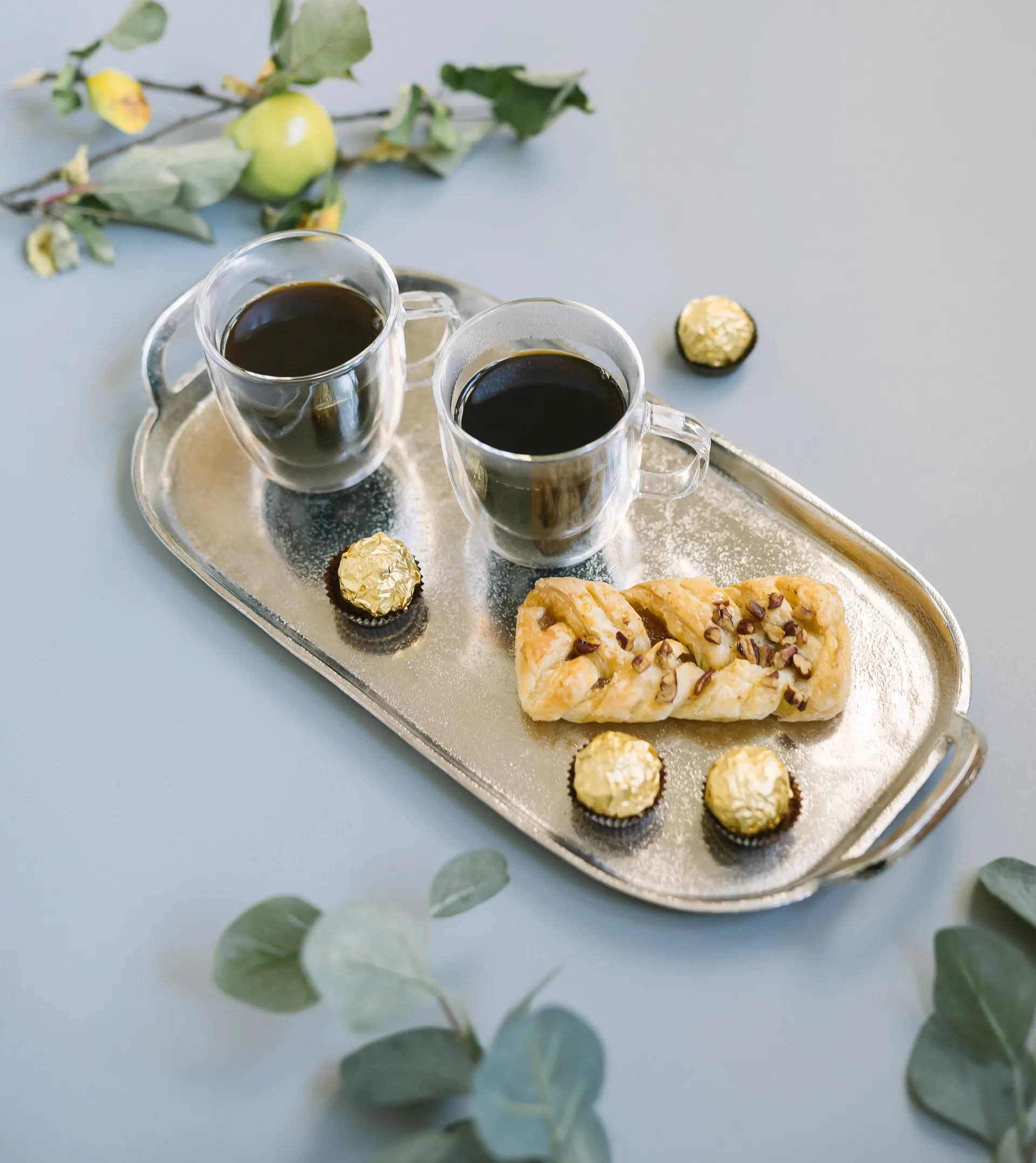 2 Tazas de café de doble pared Kirk 24 cl, vidrio Dorre