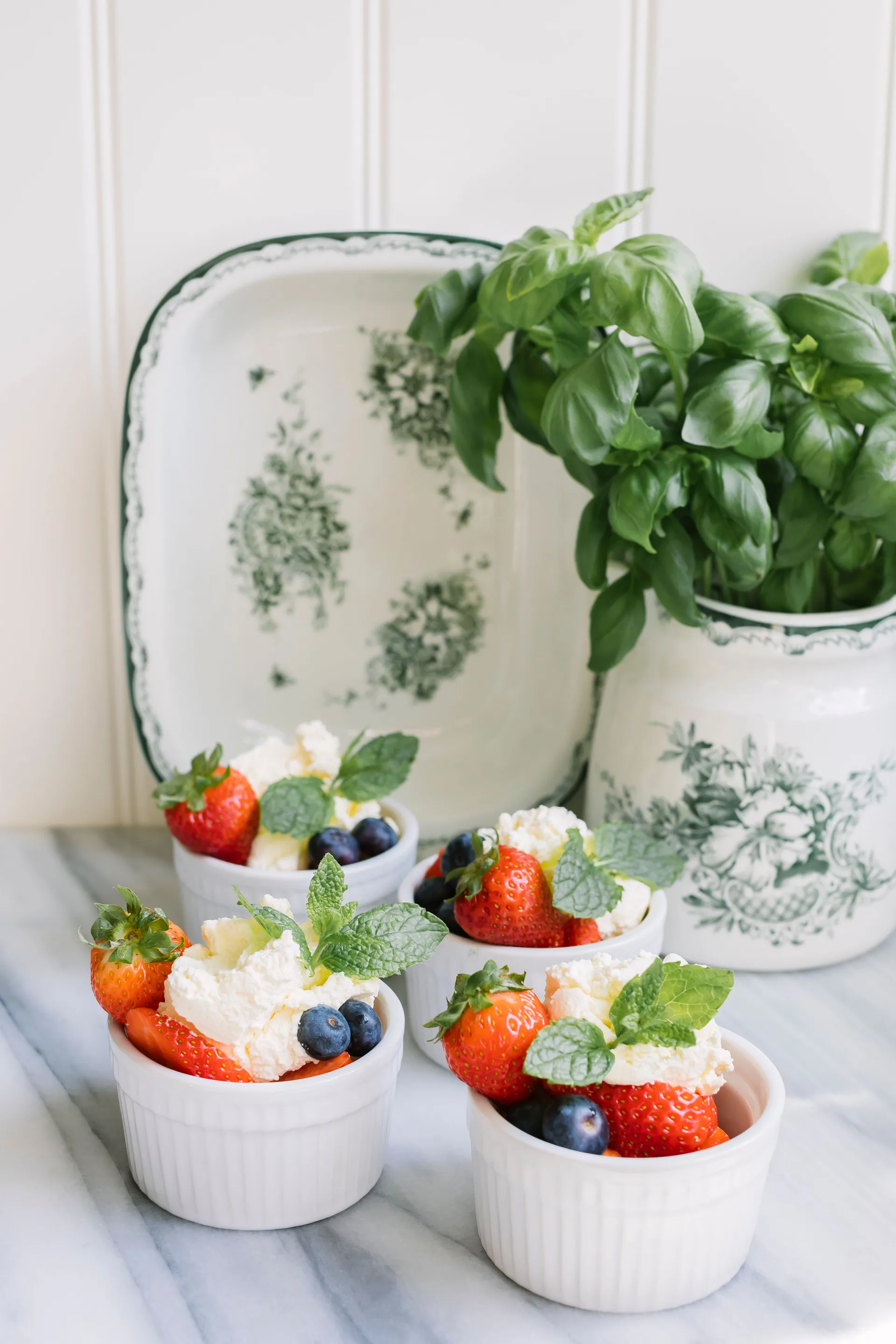 4 Tazones de soufflé Fire Ø 9 cm, blanco Dorre