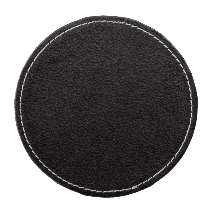 6 Posavasos Visby Ø10 cm, negro Dorre