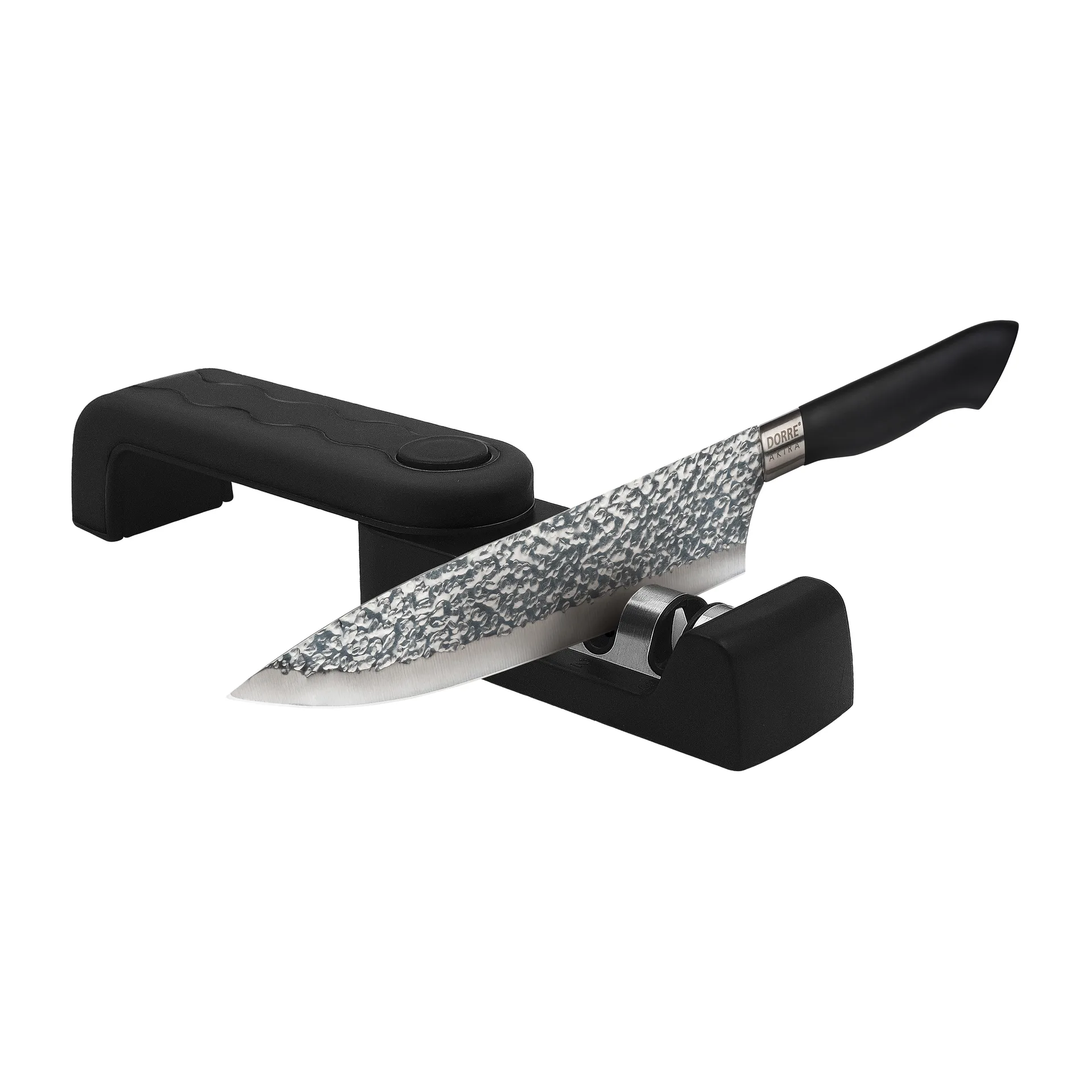 Afilador de cuchillos Saga, negro Dorre