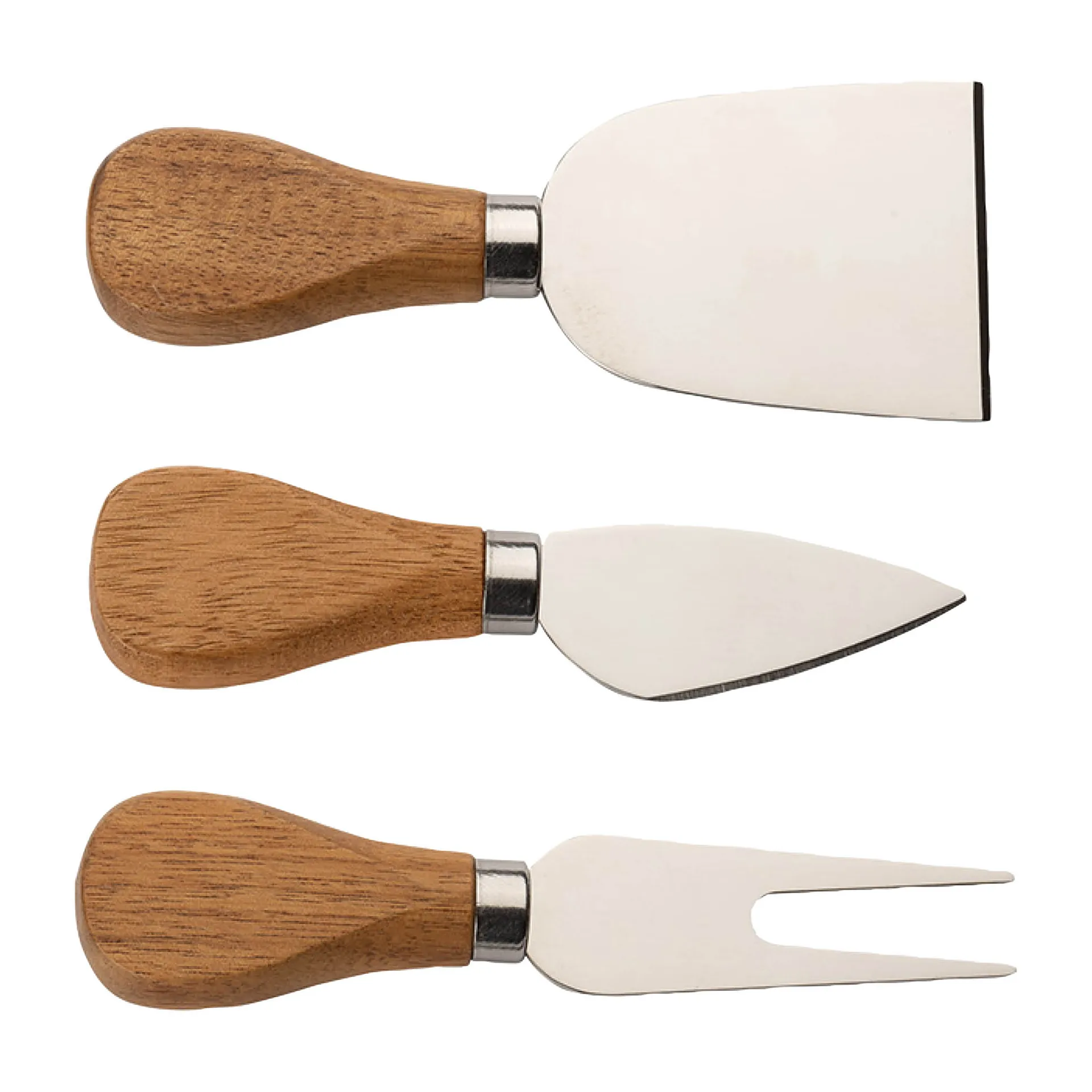 Bandeja de queso Oline acacia 4 piezas, 26x29 cm Dorre