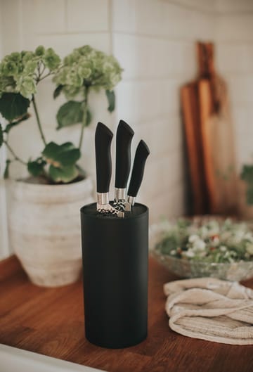 Bloque de cuchillos Universal 23 cm - negro - Dorre