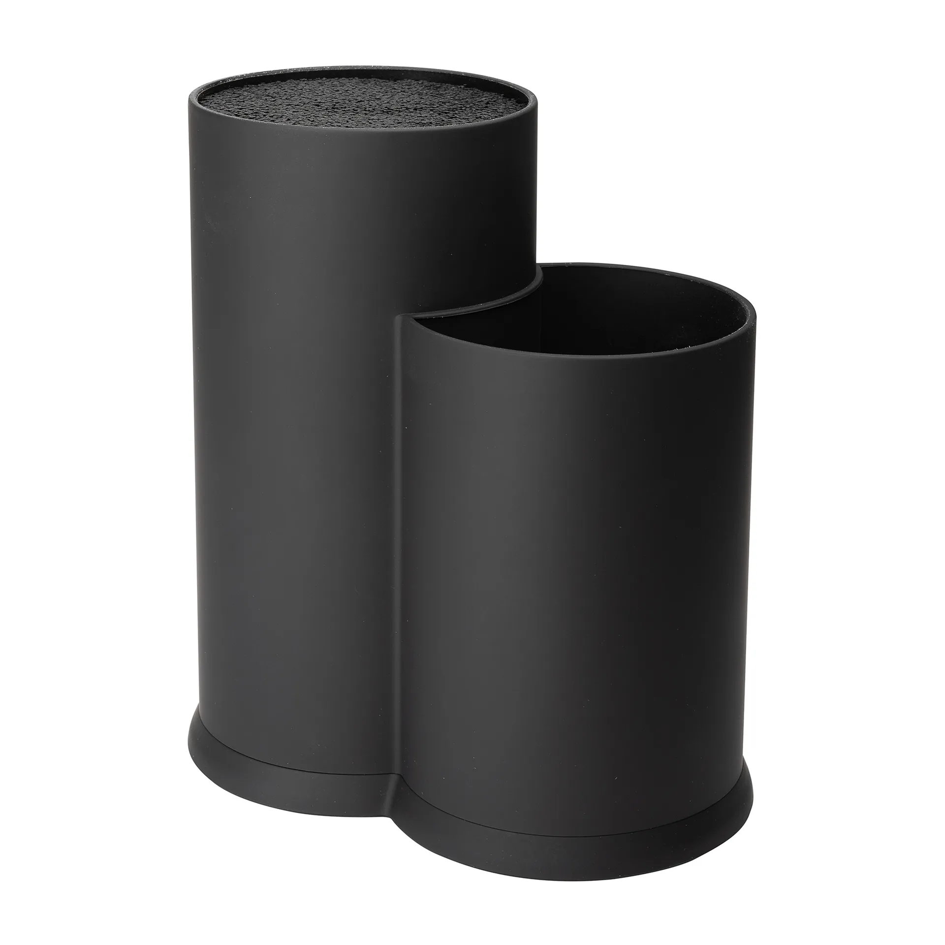 Bloque de cuchillos y soporte para utensilios de cocina Vida 23 cm, negro Dorre