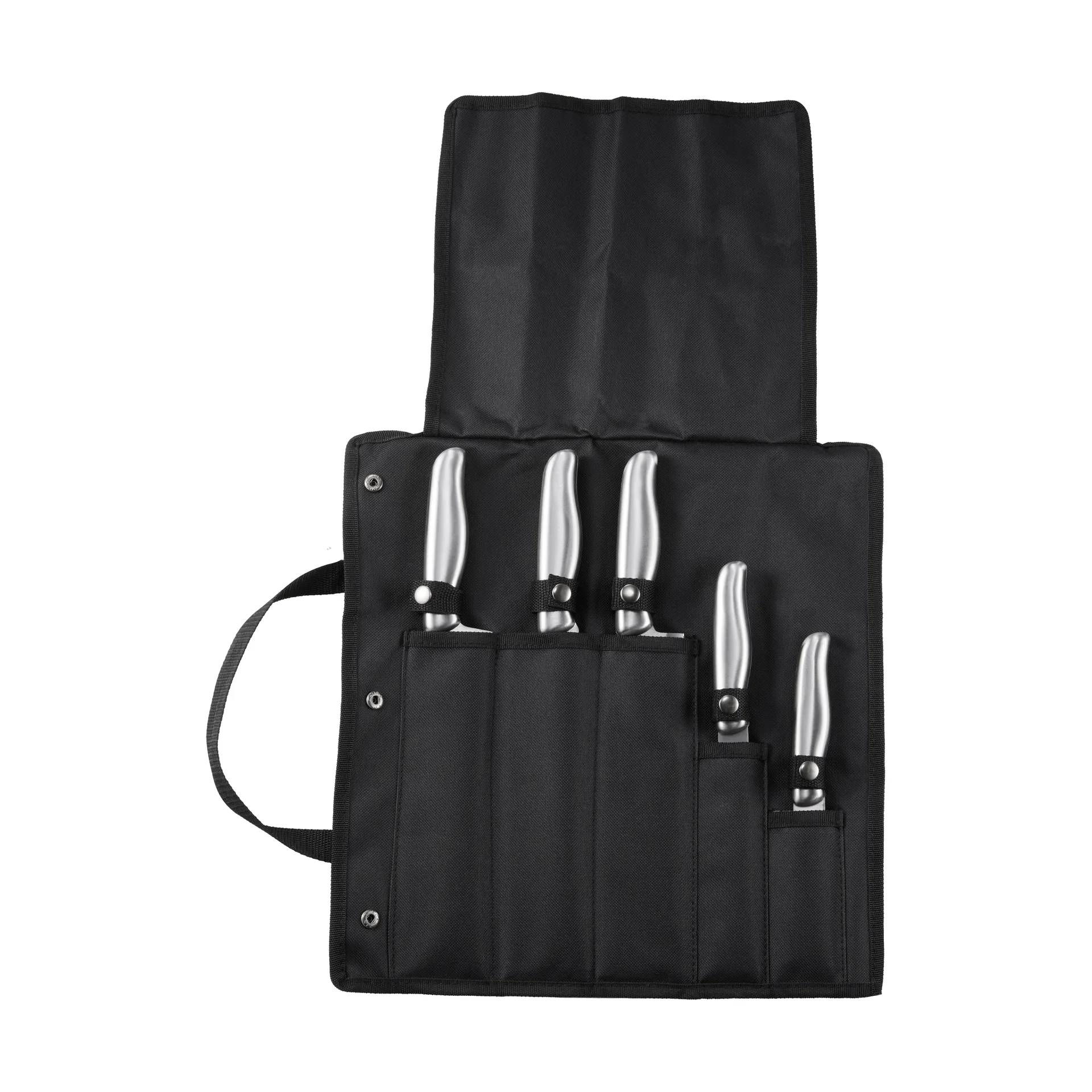 Bolsa para cuchillos Calgary, Acero inoxidable, 6 piezas Dorre