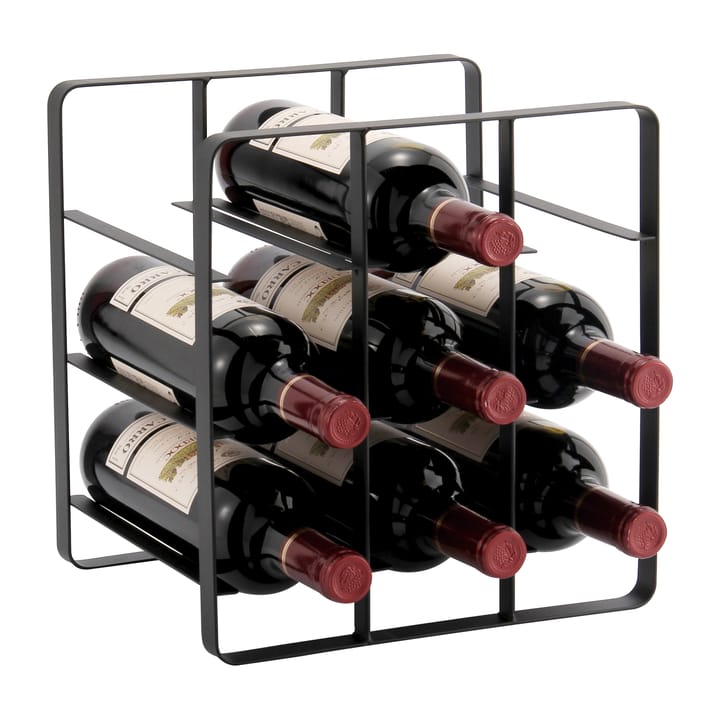 Botellero Vinia 9 botellas 30 cm, hierro Dorre
