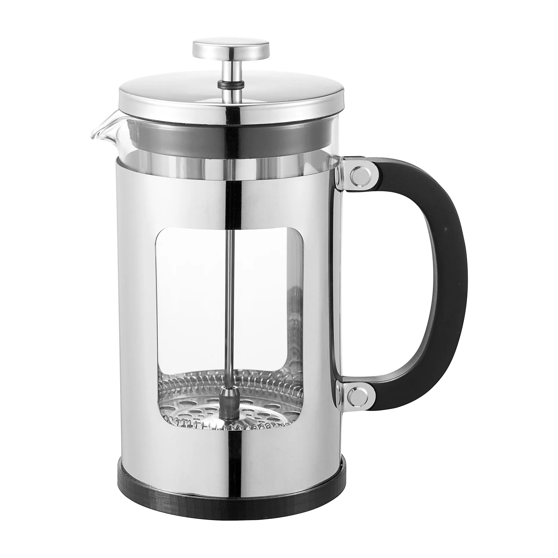 Cafetera a presión Ki 1,2 L, vidrio-acero inoxidable Dorre