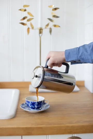 Cafetera de émbolo Prexa 1 l - Acero inoxidable-vidrio - Dorre