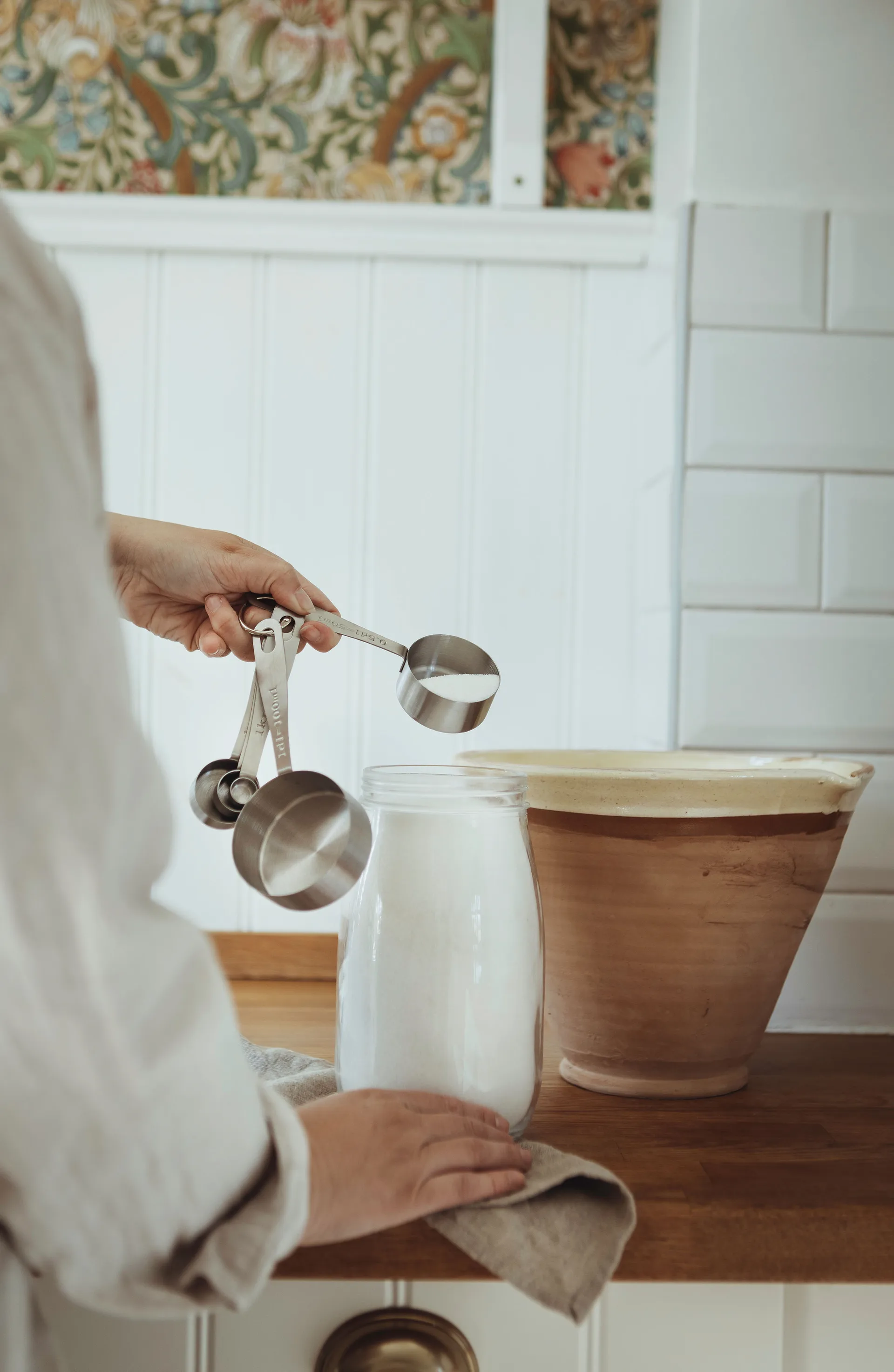 Cucharas medidoras Myah 5 piezas, Acero inoxidable Dorre