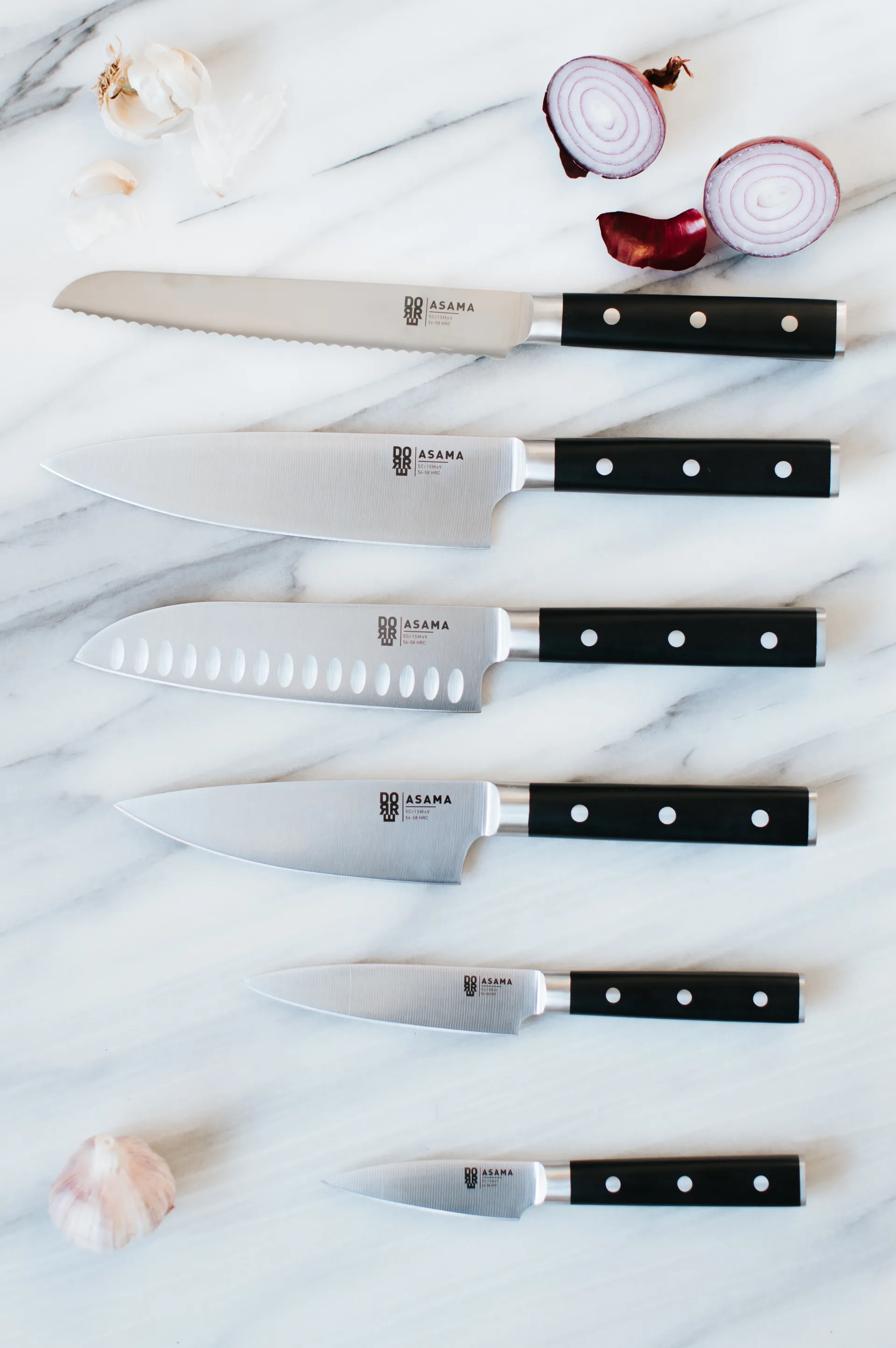 Cuchillo Asama 13 cm, Acero inoxidable Dorre