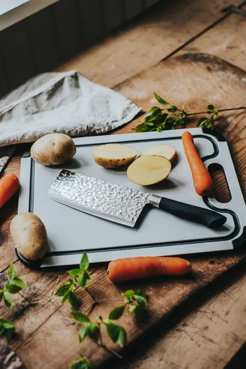 Cuchillo chino de chef Akira 30 cm - Negro - Dorre