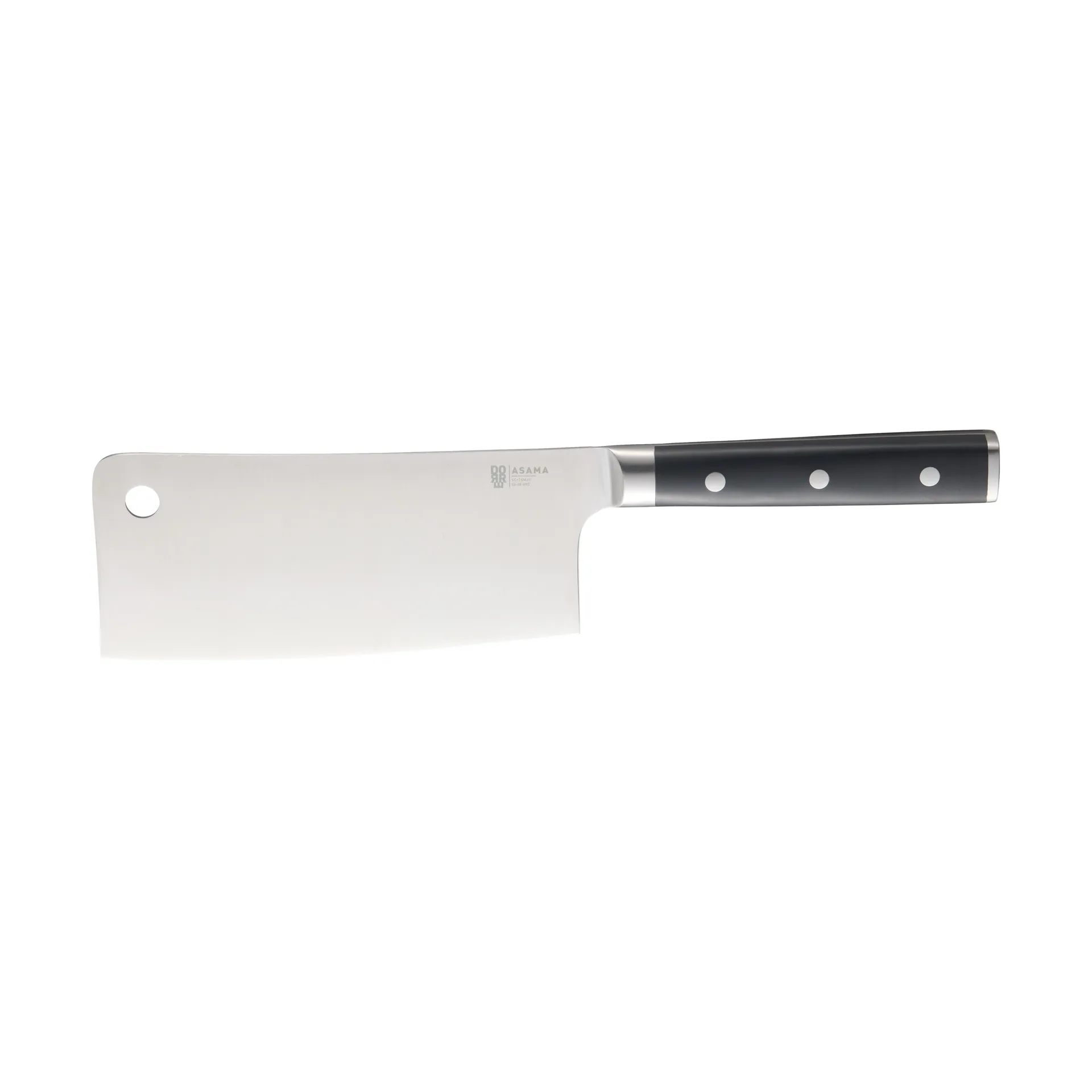 Cuchillo chino de chef Asama 18 cm, Tirador negro Dorre