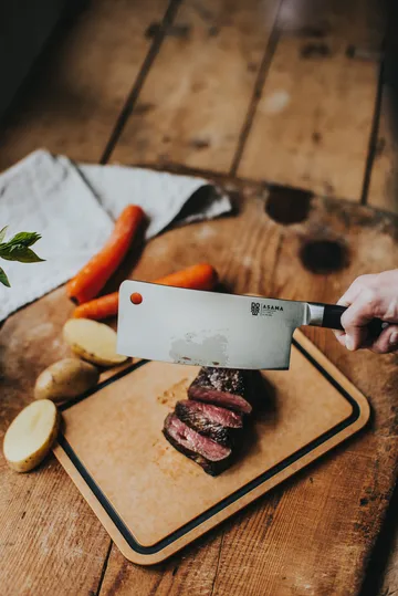 Cuchillo chino de chef Asama 18 cm - Tirador negro - Dorre