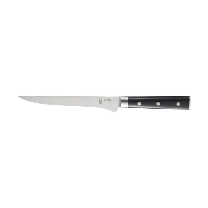 Cuchillo fileteador Asama, longitud 29,5 cm - Tirador negro - Dorre